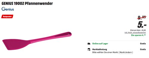 GENIUS 19002 Pfannenwender, pink GENIUS 19002 Pfannenwender, pink
