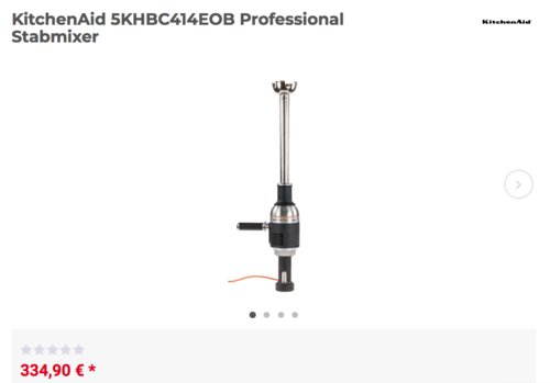 KitchenAid 5KHBC414EOB Professional Stabmixer im Koffer KitchenAid 5KHBC414EOB Professional Stabmixer im Koffer