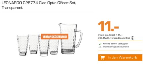 LEONARDO 028774 Ciao Optic Gläser-Set, 5-teilig LEONARDO 028774 Ciao Optic Gläser-Set, 5-teilig