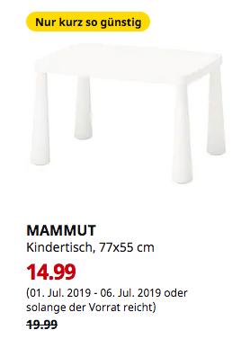 IKEA MAMMUT Kindertisch und 2 Kinderstühle in weiß; für ...