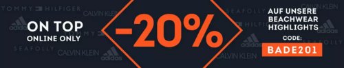 SportScheck.com - 20% Rabatt auf ausgewählte Bademode & Beachwear: z.B. Ragwear Tammy Birds - Jerseykleid, versch. Farben und Größen SportScheck.com - 20% Rabatt auf ausgewählte Bademode & Beachwear: z.B. Ragwear Tammy Birds - Jerseykleid, versch. Farben und Größen