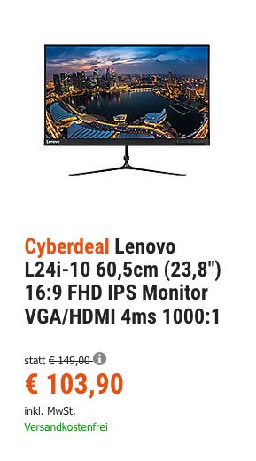Lenovo L24i-10 60,5cm (23,8") Monitor Lenovo L24i-10 60,5cm (23,8") Monitor