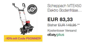 Scheppach MTE450 Elektro- Motorhacke/Bodenfräse, 45 cm Arbeitsbreite Scheppach MTE450 Elektro- Motorhacke/Bodenfräse, 45 cm Arbeitsbreite