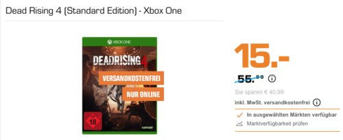 Dead Rising 4 (Standard Edition) - Xbox One Dead Rising 4 (Standard Edition) - Xbox One