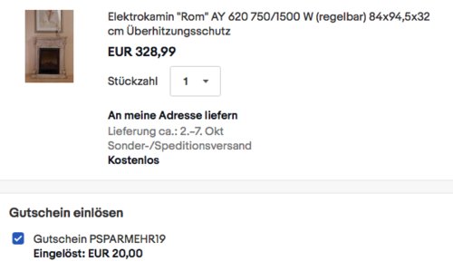 El Fuego AY620 Elektrokamin "Rom", 84x94,5x32 cm - jetzt 6% billiger