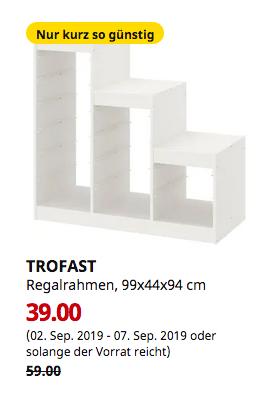 IKEA Düsseldorf - TROFAST Regalrahmen, weiß, 99x44x94 cm IKEA Düsseldorf - TROFAST Regalrahmen, weiß, 99x44x94 cm