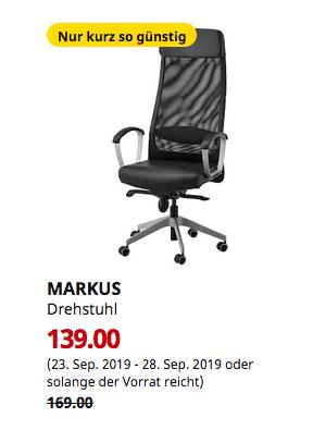 IKEA Dortmund - MARKUS Drehstuhl, Glose schwarz Robust schwarz IKEA Dortmund - MARKUS Drehstuhl, Glose schwarz Robust schwarz