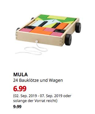 IKEA Walldorf - MULA 24 Bauklötze und Wagen IKEA Walldorf - MULA 24 Bauklötze und Wagen