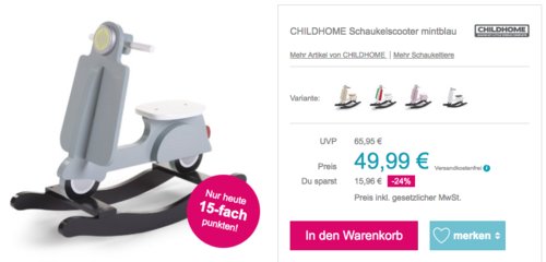Childhome Schaukelpferd "Scooter", versch. Farben Childhome Schaukelpferd "Scooter", versch. Farben