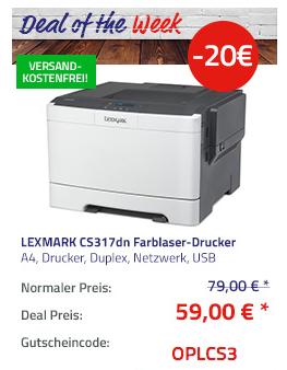 LEXMARK CS317dn A4 Farblaser-Drucker LEXMARK CS317dn A4 Farblaser-Drucker