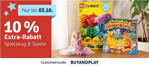 myToys.de 10% Extra-Rabat auf Spielzeug & Spiele: z.B. Werkbank und Holzbox 2-in-1 myToys.de 10% Extra-Rabat auf Spielzeug & Spiele: z.B. Werkbank und Holzbox 2-in-1