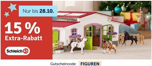 myToys.de - 15% Extra-Rabat auf Schleich: z.B. Bundle Schleich Farm World 42442 Spielteppich Bauernhof + GRATIS 87391 Welpe & Lamm myToys.de - 15% Extra-Rabat auf Schleich: z.B. Bundle Schleich Farm World 42442 Spielteppich Bauernhof + GRATIS 87391 Welpe & Lamm