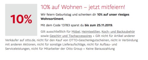 Otto.de - 10% Extra-Rabatt auf Möbel, Heimtextilien, Koch- und Backzubehör sowie Geschirr und Tischaccessoires: z.B. CreaTable Kombiservice "Celebration, 50-tlg. - jetzt 9% billiger Otto.de - 10% Extra-Rabatt auf Möbel, Heimtextilien, Koch- und Backzubehör sowie Geschirr und Tischaccessoires: z.B. CreaTable Kombiservice "Celebration, 50-tlg. - jetzt 9% billiger