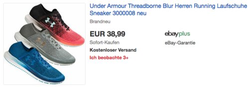 Under Armour Threadborne Blur Herren Laufschuhe, versch. Farben Under Armour Threadborne Blur Herren Laufschuhe, versch. Farben