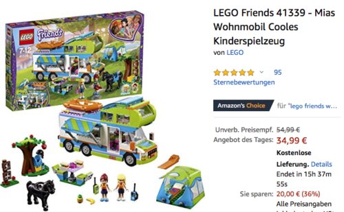 LEGO Friends 41339 - Mias Wohnmobil LEGO Friends 41339 - Mias Wohnmobil