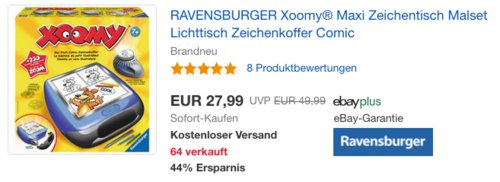 Ravensburger 18539 Xoomy Maxi Malset, Comic-Zeichenkoffer mit über 250 Motiven Ravensburger 18539 Xoomy Maxi Malset, Comic-Zeichenkoffer mit über 250 Motiven
