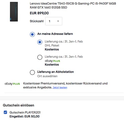 Lenovo IdeaCentre T540-15ICB Gaming Desktop-PC (i5-9400F, 16GB RAM, GTX 1660, 512GB SSD, Windows 10) Lenovo IdeaCentre T540-15ICB Gaming Desktop-PC (i5-9400F, 16GB RAM, GTX 1660, 512GB SSD, Windows 10)