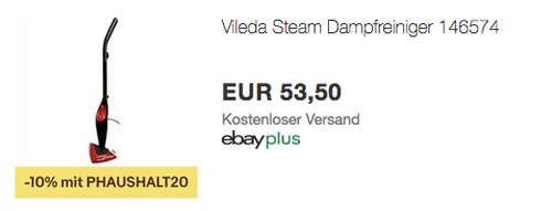 Vileda Steam 146574 Dampfreiniger, Dampfwischer für hygienische Sauberkeit Vileda Steam 146574 Dampfreiniger, Dampfwischer für hygienische Sauberkeit