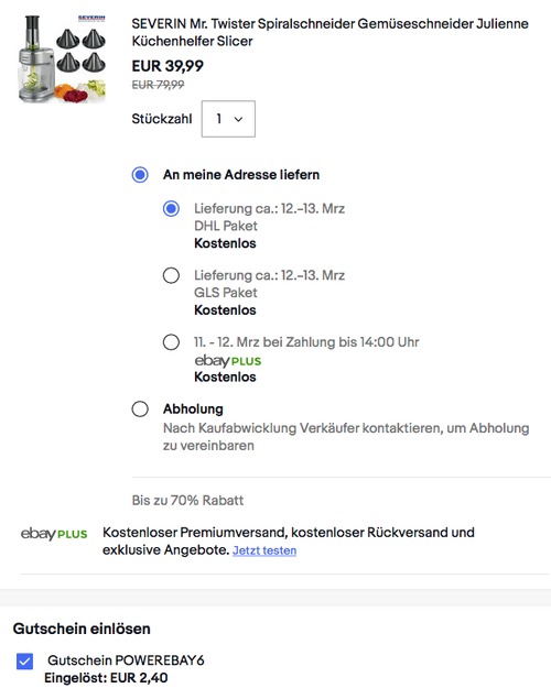 SEVERIN KM 3922  Mr. Twister Spiralschneider/Gemüseschneider - jetzt 13% billiger SEVERIN KM 3922  Mr. Twister Spiralschneider/Gemüseschneider - jetzt 13% billiger