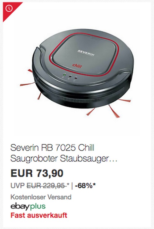 Severin RB 7025 Chill Saugroboter - jetzt 10% billiger