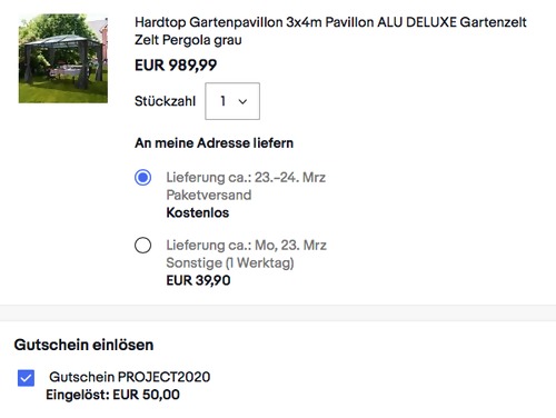 TOOLPORT 300049 ALU Deluxe 3x4m Gartenpavillon, Allwetter TOOLPORT 300049 ALU Deluxe 3x4m Gartenpavillon, Allwetter