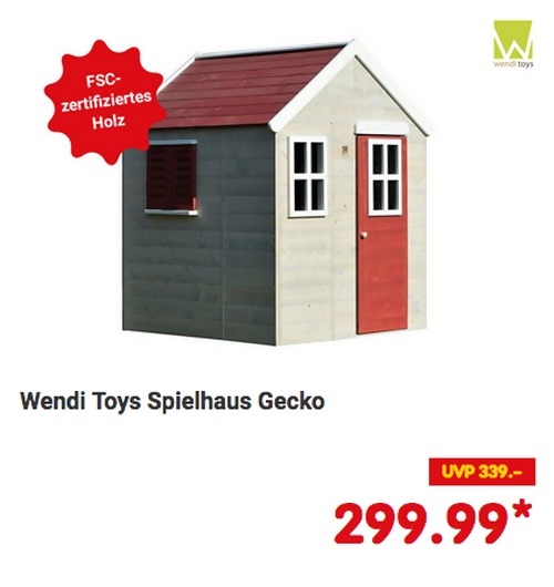 Wendi Toys Spielhaus "Gecko", 120x155x120 cm - jetzt 11% billiger