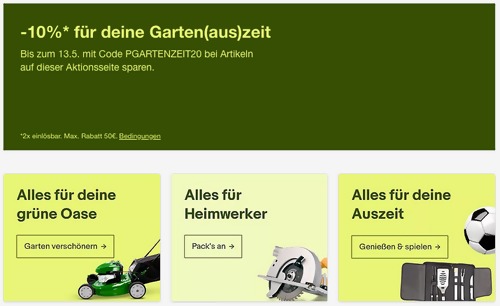 Ebay - 10% Rabatt auf ausgewählte Garten & Terrasse-, Heimwerker- und Auszeit Artikel: z.B. Home Deluxe Sandkasten "Boot" mit Dach und Bodenplane, 160 x 78 x 103 cm - jetzt 10% billiger Ebay - 10% Rabatt auf ausgewählte Garten & Terrasse-, Heimwerker- und Auszeit Artikel: z.B. Home Deluxe Sandkasten "Boot" mit Dach und Bodenplane, 160 x 78 x 103 cm - jetzt 10% billiger