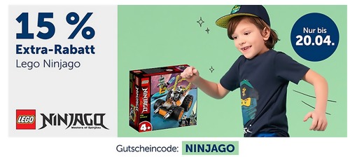myToys - 15 % Extra-Rabatt auf LEGO Ninjago: z.B. LEGO 70678 Ninjago: Festung im ewigen Eis myToys - 15 % Extra-Rabatt auf LEGO Ninjago: z.B. LEGO 70678 Ninjago: Festung im ewigen Eis