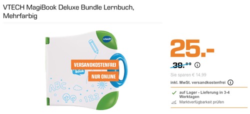 VTECH MagiBook Deluxe Bundle Lernbuch, ab 2-7 Jahren VTECH MagiBook Deluxe Bundle Lernbuch, ab 2-7 Jahren