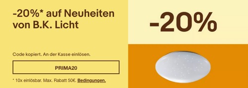 Ebay - 20% Rabatt auf ausgewählte Leuchten von B.K. Licht: z.B. B.K.Licht BKL1199 3-flammige Retro Stehleuchte, schwarz/gold Ebay - 20% Rabatt auf ausgewählte Leuchten von B.K. Licht: z.B. B.K.Licht BKL1199 3-flammige Retro Stehleuchte, schwarz/gold