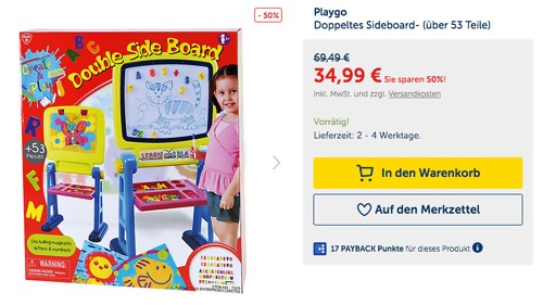 Playgo Doppeltes Spiel-Sideboard, über 53 Teile Playgo Doppeltes Spiel-Sideboard, über 53 Teile