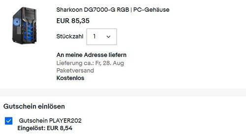 Sharkoon-DG7000-G RGB PC-Gehäuse, Midi-Tower Sharkoon-DG7000-G RGB PC-Gehäuse, Midi-Tower
