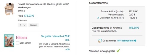 howa® 4900 Kinderwerkbank inkl. Werkzeugkiste mit 32 Werkzeugen, Hartholz howa® 4900 Kinderwerkbank inkl. Werkzeugkiste mit 32 Werkzeugen, Hartholz