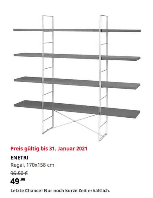 IKEA Frankfurt - ENETRI Regal, grau/weiß, 170x158 cm IKEA Frankfurt - ENETRI Regal, grau/weiß, 170x158 cm