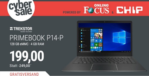 Trekstor PrimeBook P14-P 14" Ultrabook (N4200, 4GB/128GB eMMC, W10S) Trekstor PrimeBook P14-P 14" Ultrabook (N4200, 4GB/128GB eMMC, W10S)