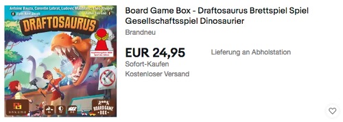 Board Game Box - "Draftosaurus" Brettspiel Board Game Box - "Draftosaurus" Brettspiel
