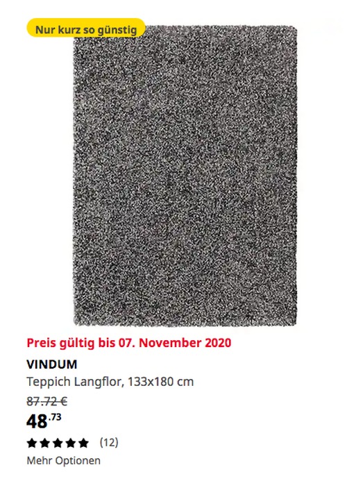IKEA Bremerhaven - VINDUM Teppich Langflor, dunkelgrau, 133x180 cm - jetzt 44% billiger IKEA Bremerhaven - VINDUM Teppich Langflor, dunkelgrau, 133x180 cm - jetzt 44% billiger