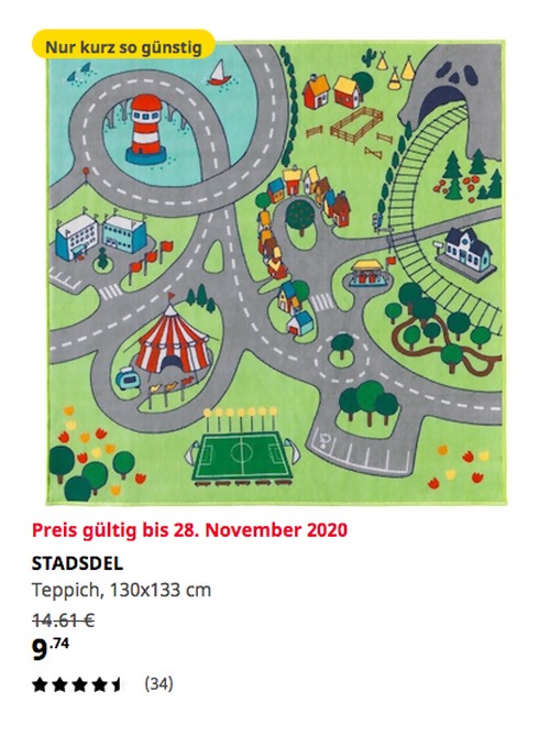 IKEA Ludwigsburg - STADSDEL Teppich, 130x133 cm IKEA Ludwigsburg - STADSDEL Teppich, 130x133 cm