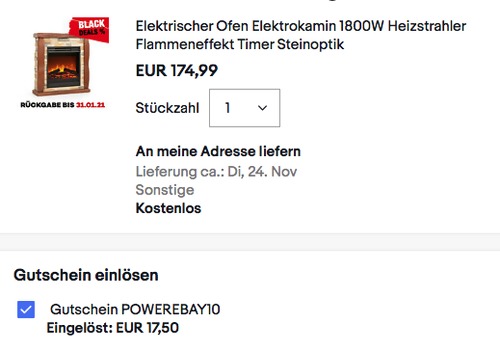 Klarstein Elektrokamin "Lienz", 60 x 66 x 22 cm Klarstein Elektrokamin "Lienz", 60 x 66 x 22 cm