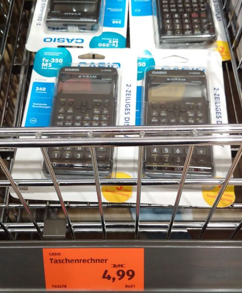 Casio fx-350 MS Taschenrechner Casio fx-350 MS Taschenrechner