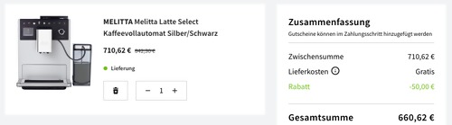 Melitta F630-201 Latte Select Kaffeevollautomat, silber/schwarz - jetzt 7% billiger Melitta F630-201 Latte Select Kaffeevollautomat, silber/schwarz - jetzt 7% billiger