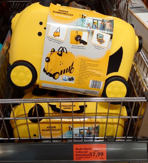 Kinder-Boardtrolley mit Sitzfunktion, versch. Modelle Kinder-Boardtrolley mit Sitzfunktion, versch. Modelle