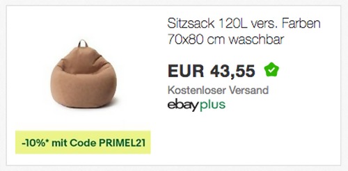Lumaland 120L Comfort Line Sitzsack M, versch. Farben Lumaland 120L Comfort Line Sitzsack M, versch. Farben