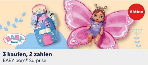 myToys.de - 3 Kaufen, 2 Zahlen BABY born® Surprise - Aktion myToys.de - 3 Kaufen, 2 Zahlen BABY born® Surprise - Aktion