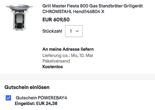 HENDI Grill-Master Fiesta 800 Gas Standbräter mit ø 800 mm Paellapfanne, 7 KW HENDI Grill-Master Fiesta 800 Gas Standbräter mit ø 800 mm Paellapfanne, 7 KW