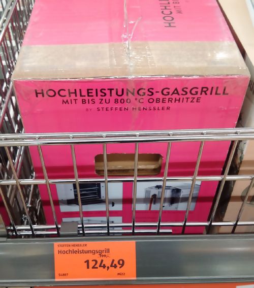 Hochleistungs-Gasgrill by Steffen Henssler (bis zu 800 °C) Hochleistungs-Gasgrill by Steffen Henssler (bis zu 800 °C)