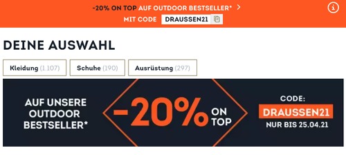 SportScheck - 20% Rabatt auf Streetwear Topseller: z.B. Mammut Xeron Messenger - Umhängetasche SportScheck - 20% Rabatt auf Streetwear Topseller: z.B. Mammut Xeron Messenger - Umhängetasche