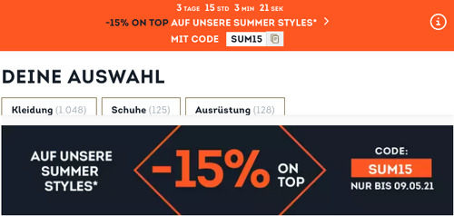 SportScheck - 20% Rabatt auf Sommer Styles Artikel: z.B. Herschel Rucksack Retreat - Daypack Fine China Floral SportScheck - 20% Rabatt auf Sommer Styles Artikel: z.B. Herschel Rucksack Retreat - Daypack Fine China Floral