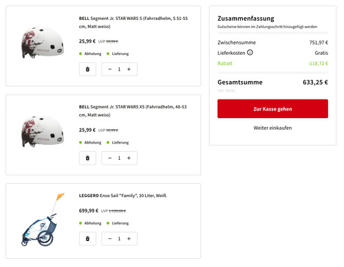 LEGGERO Enso Sail "Family" Fahrradanhänger inklusive BELL Segment Jr. STAR WARS S Fahrradhelm und BELL Segment Jr. STAR WARS XS Fahrradhelm LEGGERO Enso Sail "Family" Fahrradanhänger inklusive BELL Segment Jr. STAR WARS S Fahrradhelm und BELL Segment Jr. STAR WARS XS Fahrradhelm