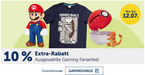 myToys.de - 10% Extra-Rabatt auf Gaming Fanartikel: z.B. Pikachu Docking-Station myToys.de - 10% Extra-Rabatt auf Gaming Fanartikel: z.B. Pikachu Docking-Station